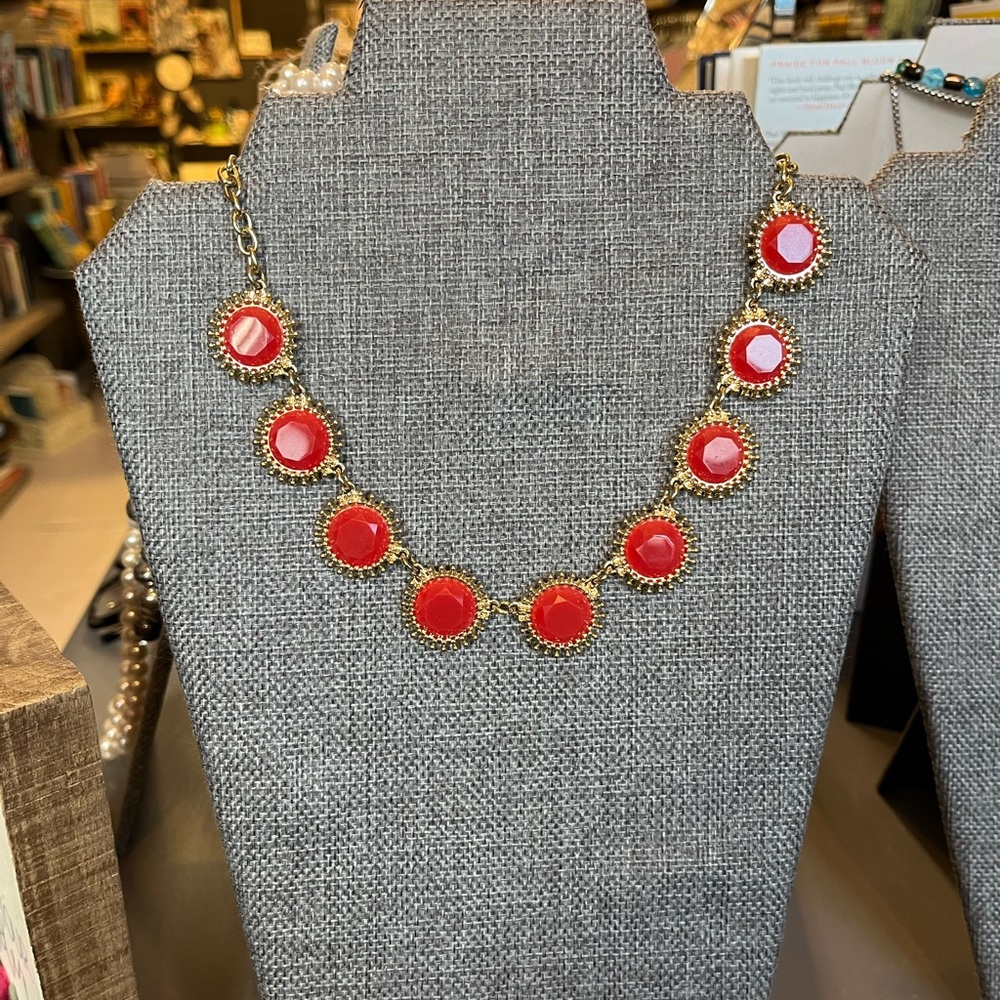 Coral necklace costume, jewelry